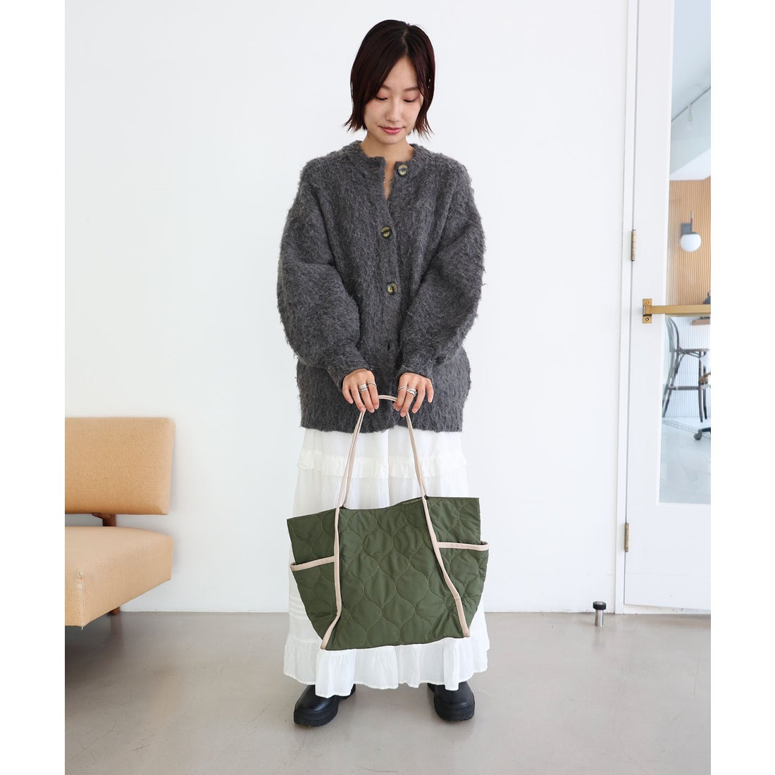 トライシル Trysil 【デイリー/A4/大容量】キルティングトートバッグ