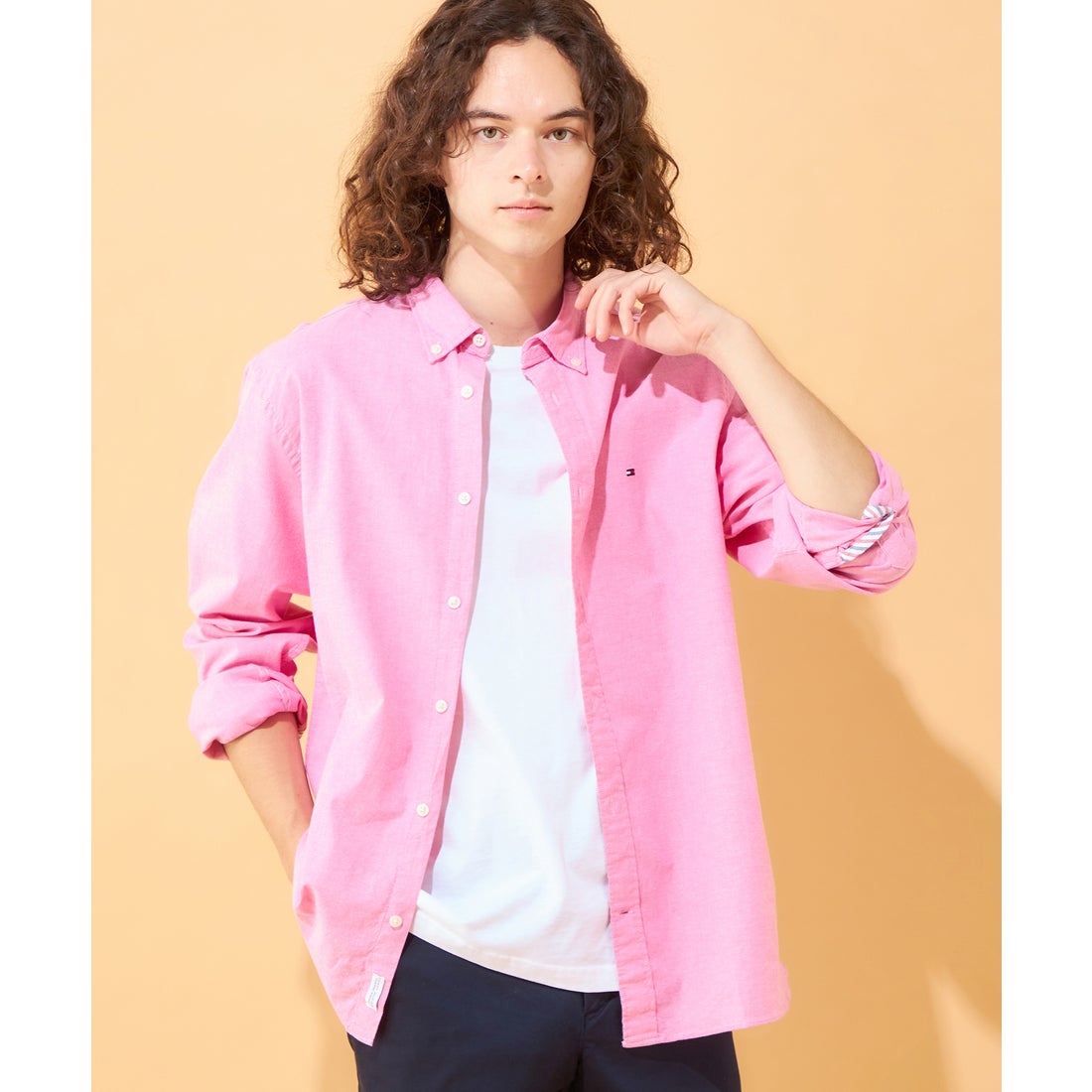 トミー ヒルフィガー TOMMY HILFIGER フレックスオックスフォード