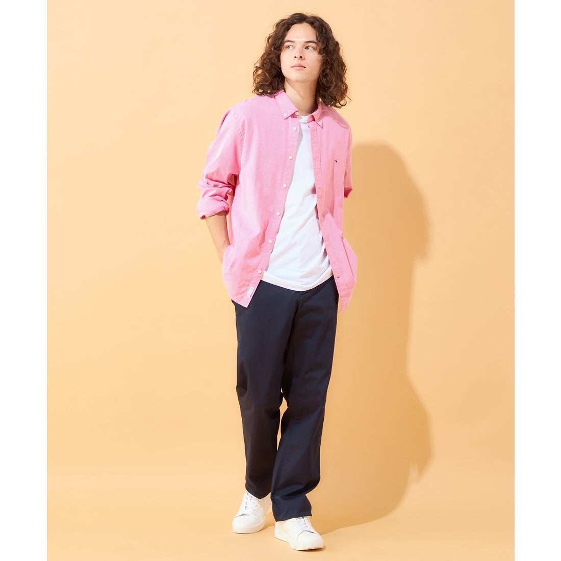 トミー ヒルフィガー TOMMY HILFIGER フレックスオックスフォード