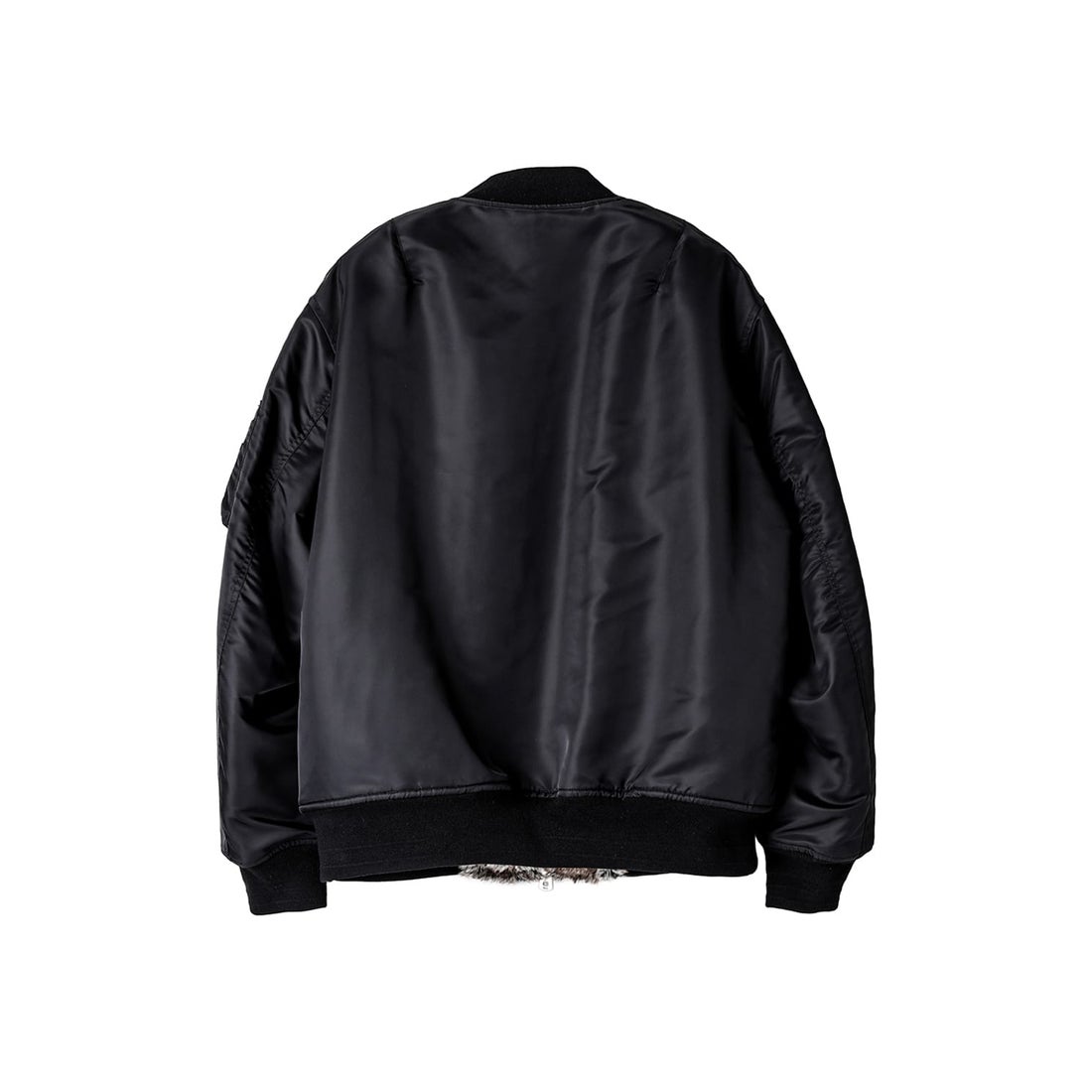 TAKAHIROMIYASHITATheSoloist. faux fur lining flight jacket