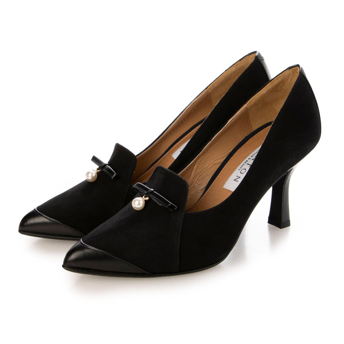 タラントン バイ ダイアナ TALANTON by DIANA パールリボン付きヒール