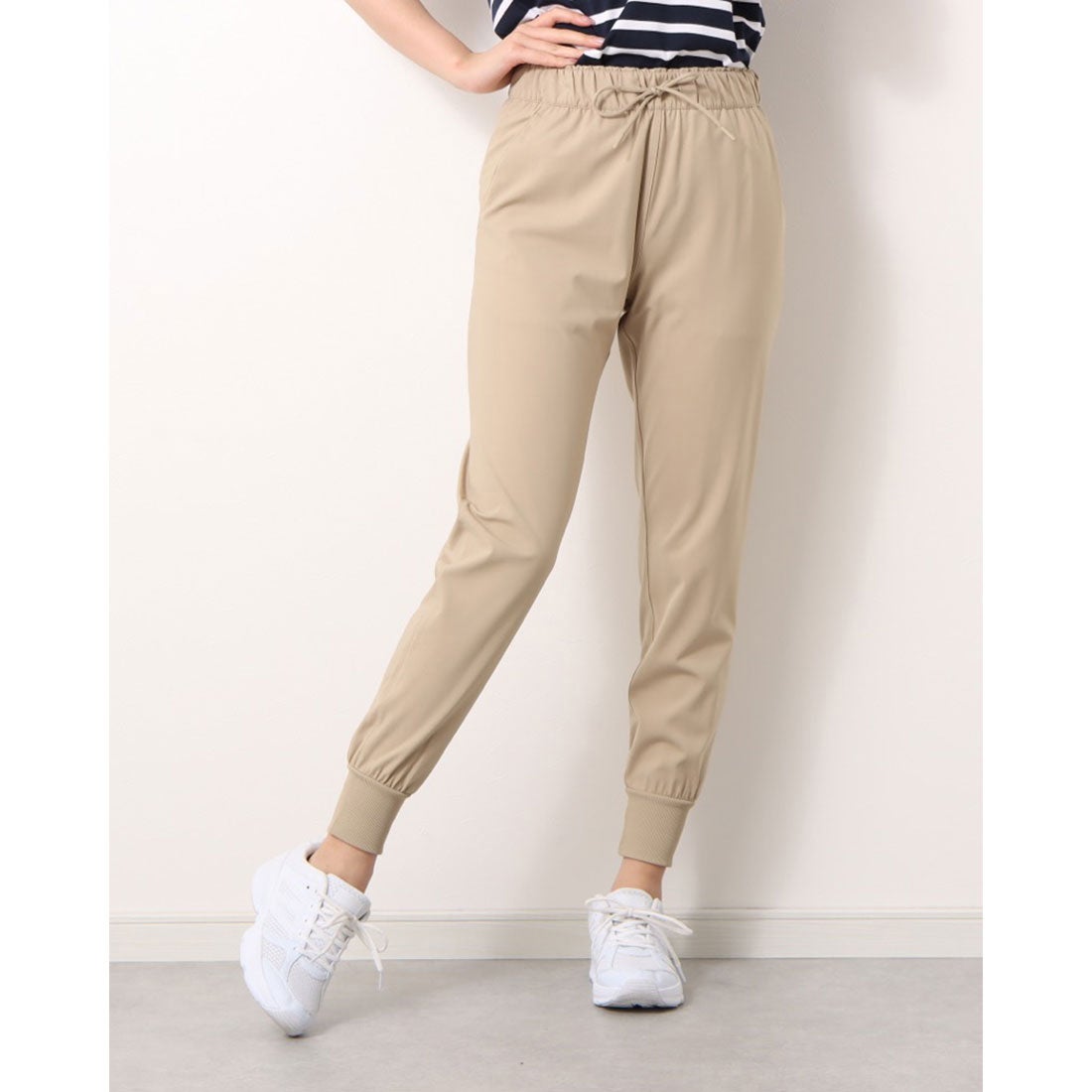 ティゴラ TIGORA レディース フィットネス ロングパンツ 布帛見え