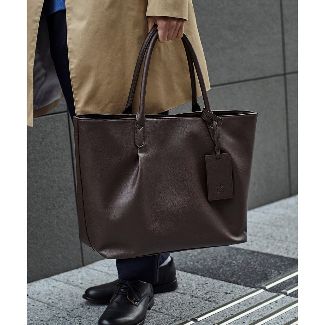 ティーケー タケオ キクチ tk.TAKEO KIKUCHI 【WEB限定】レザー調