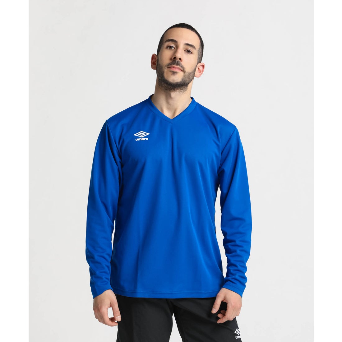 umbro 長袖ゲームシャツ（ワンポイントデザイン）｜吸汗速乾・速乾・UV