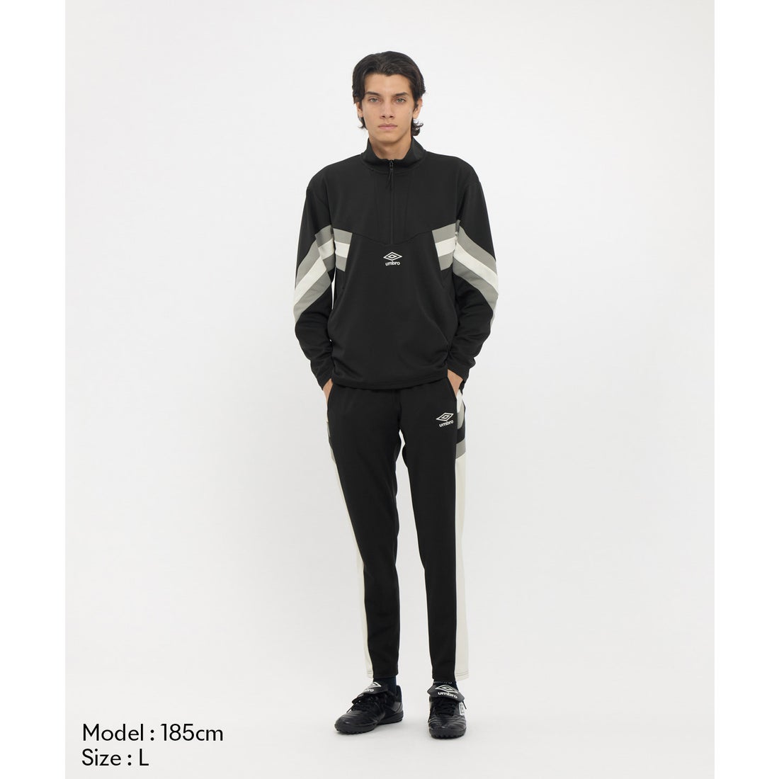 アンブロ umbro 【THE THIRD by UMBRO】ウォームアップハーフジップ