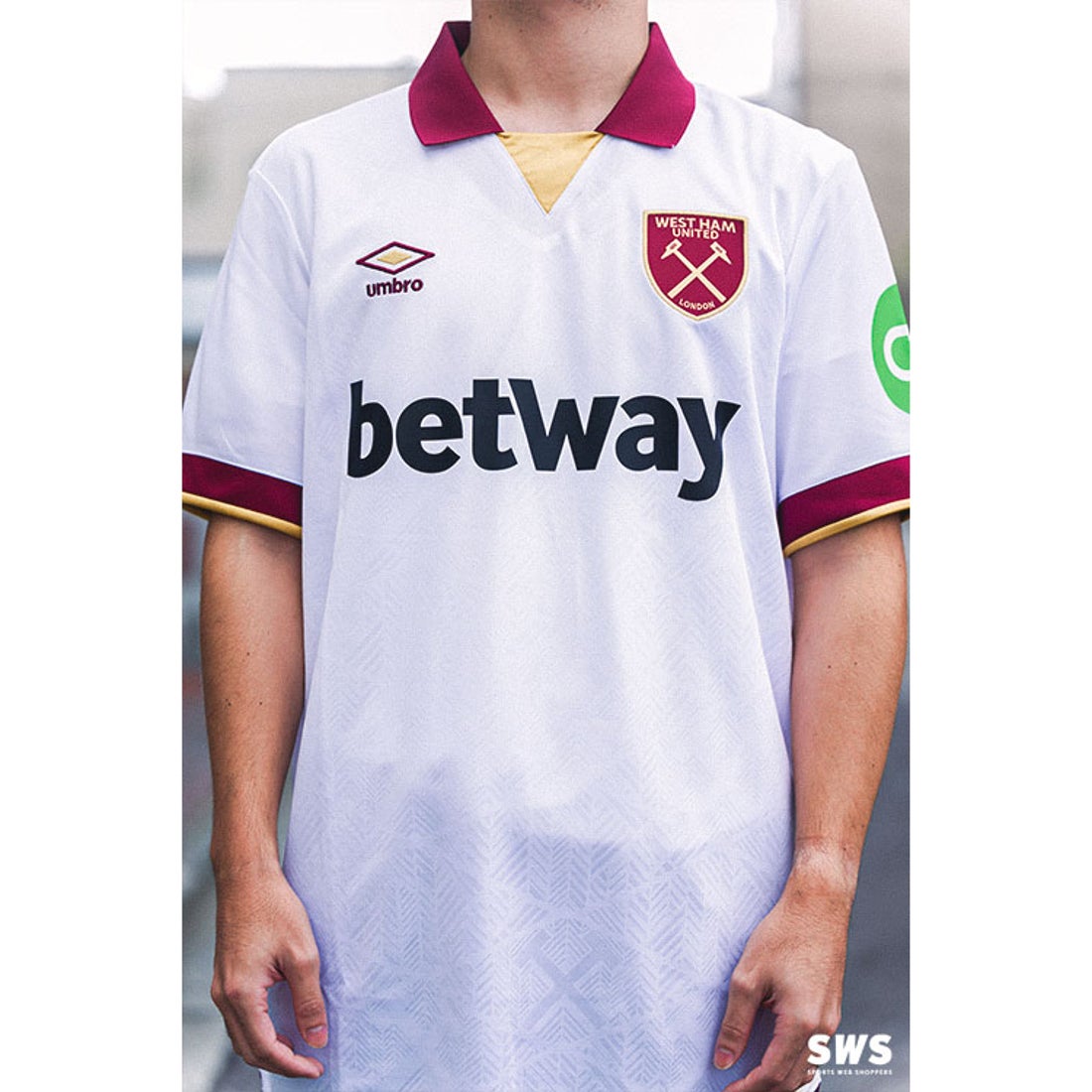 umbro ウエストハム 24/25 ユニフォーム サード 半袖 UDA6431T WHT