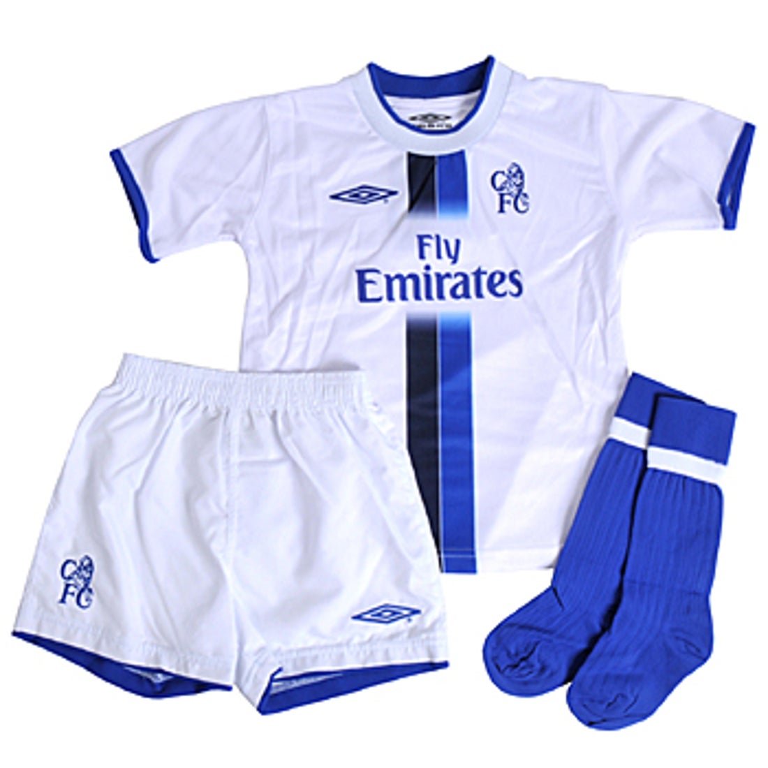 umbro チェルシー 03/04 ユニフォーム アウェイ ミニキット(3点