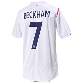 umbro イングランド代表 05/07 ユニフォーム ホーム 長袖 7.ベッカム