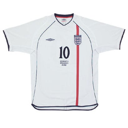 umbro イングランド代表 2001 5-1ジャ－ジ(ホワイト) UDS7677 WHT 代表