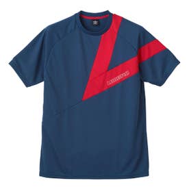 umbro アンブロ 半袖プラクティスシャツ(ネイビー) UUUXJA59 DKDM