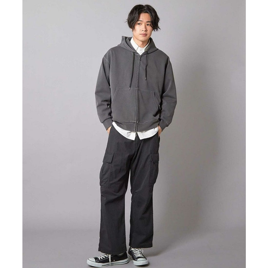 ユニオンステーション UNION STATION フェードポンチジップ ショート丈