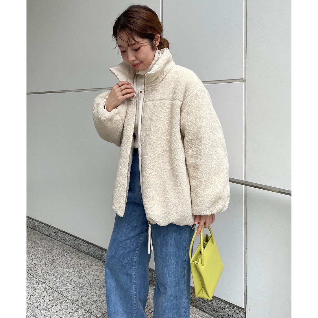 UNFILO 【TAION×UNFILO】リバーシブルボアダウン （チャコール） -靴