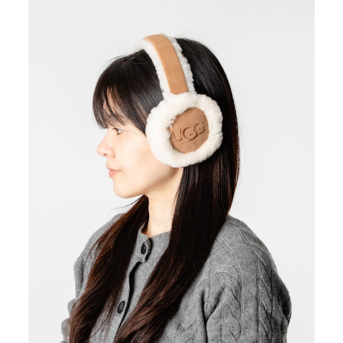 アグ UGG アグ UGG WOMEN'S SHEEPSKIN EMBROIDERY EARMUFF シープ