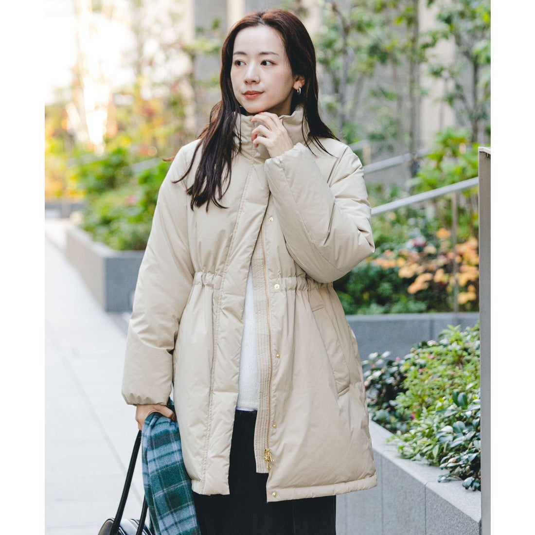 アーバンリサーチ URBAN RESEARCH スタンドカラードロストダウンコート