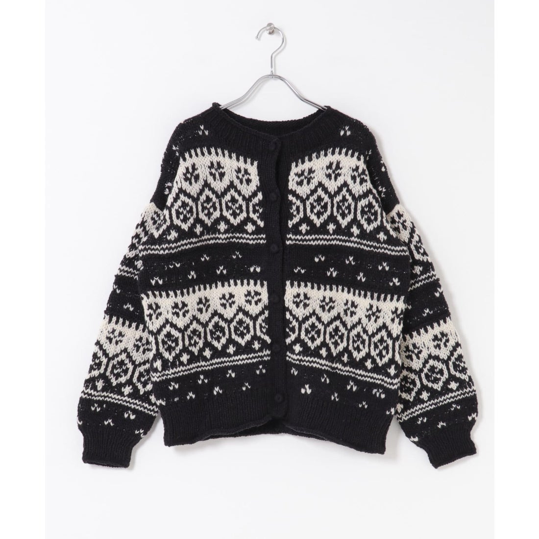 カグレ かぐれ ペルーノルディックカーディガン （ネイビー