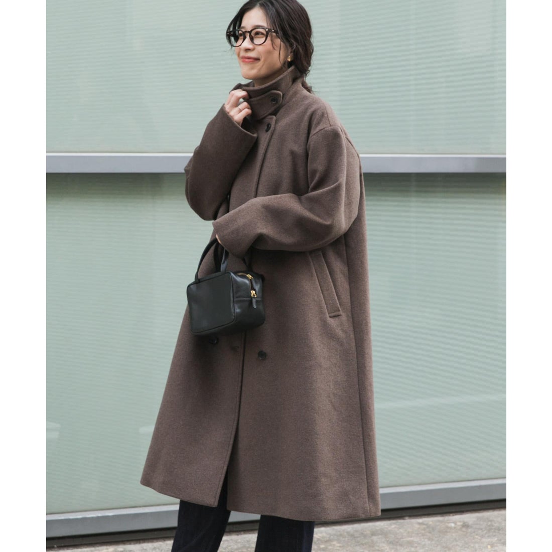 アーバンリサーチ ドアーズ URBAN RESEARCH DOORS ウールロングコート