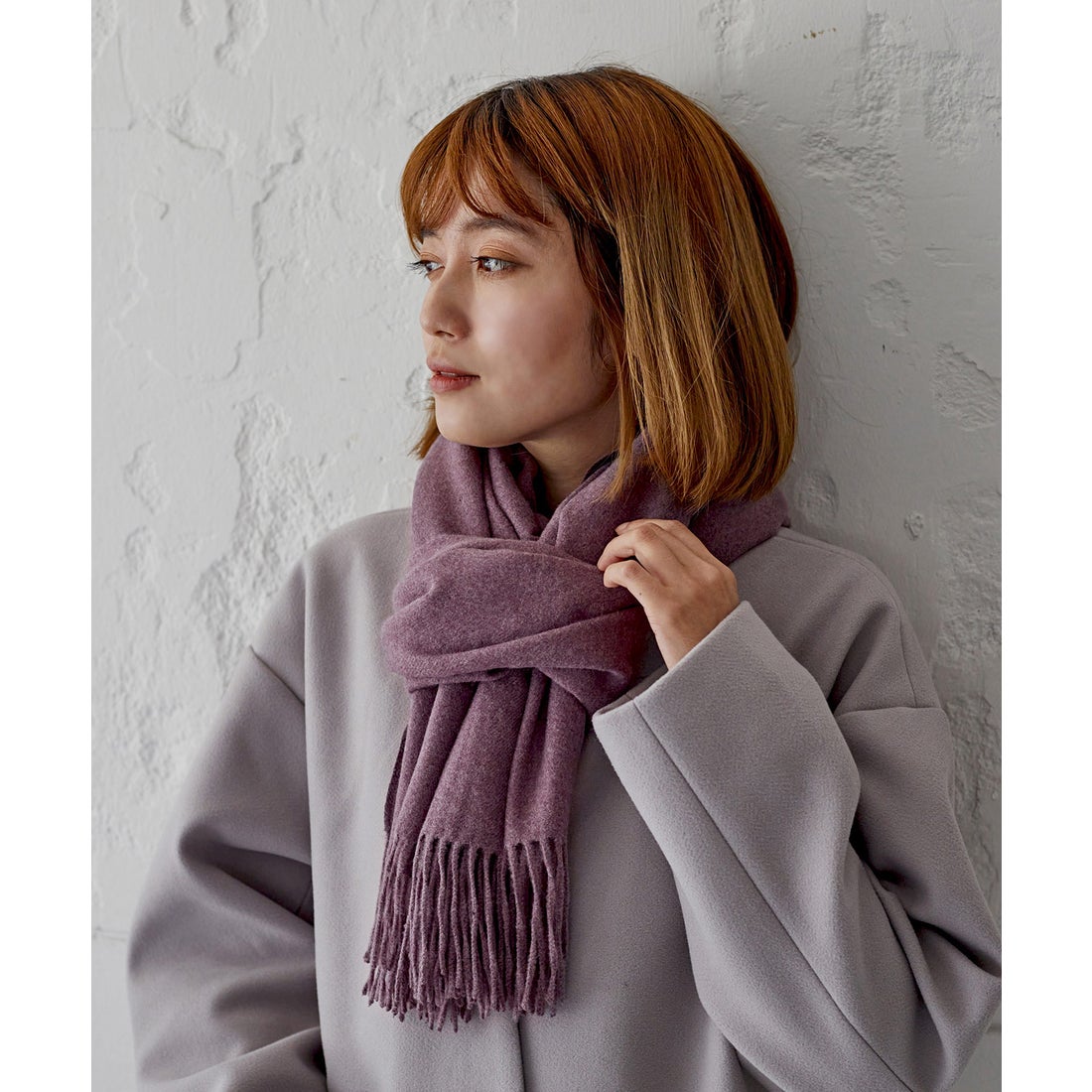 ヴィータフェリーチェ VitaFelice ストール 無地 大判ストール(200cm