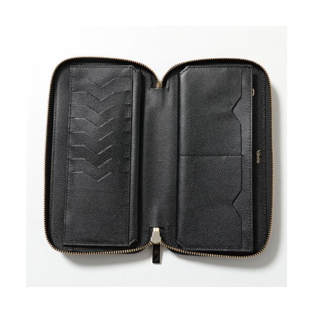 ヴァレクストラ Valextra Valextra ラウンドファスナー長財布