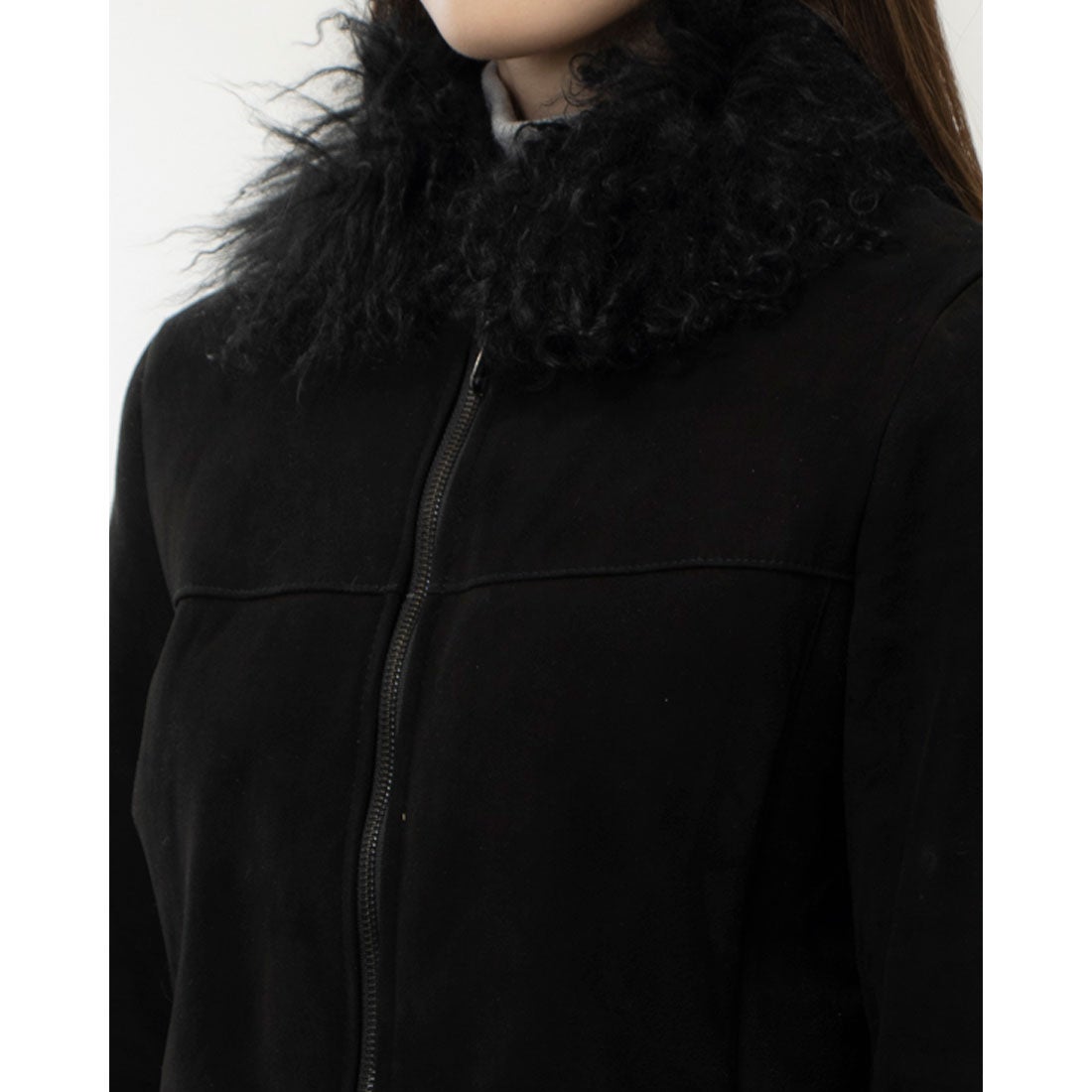 ベスジョーヤ VESGIOIA ムートンジャケット （ブラック） -waja bazar