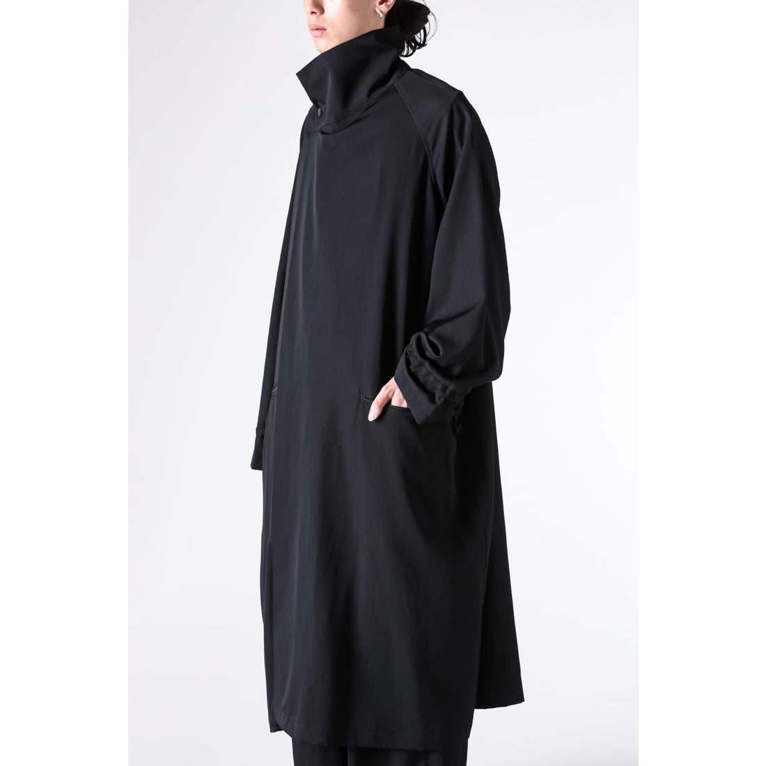 Yohji Yamamoto POUR HOMME Cross Zipper Coat （Black） - Osaka