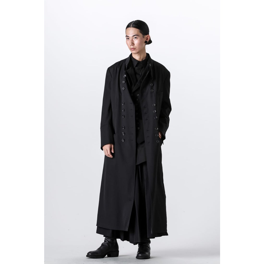 Yohji Yamamoto POUR HOMME W-Stand 20 Blouse Jaket （Black） 通販