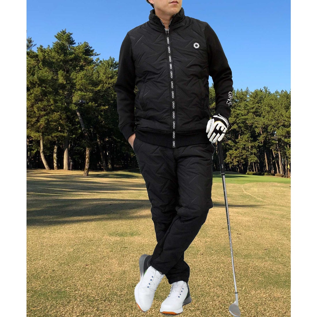 トップイズム TopIsm ゴルフ 中綿上下セットアップ メンズ ゴルフ