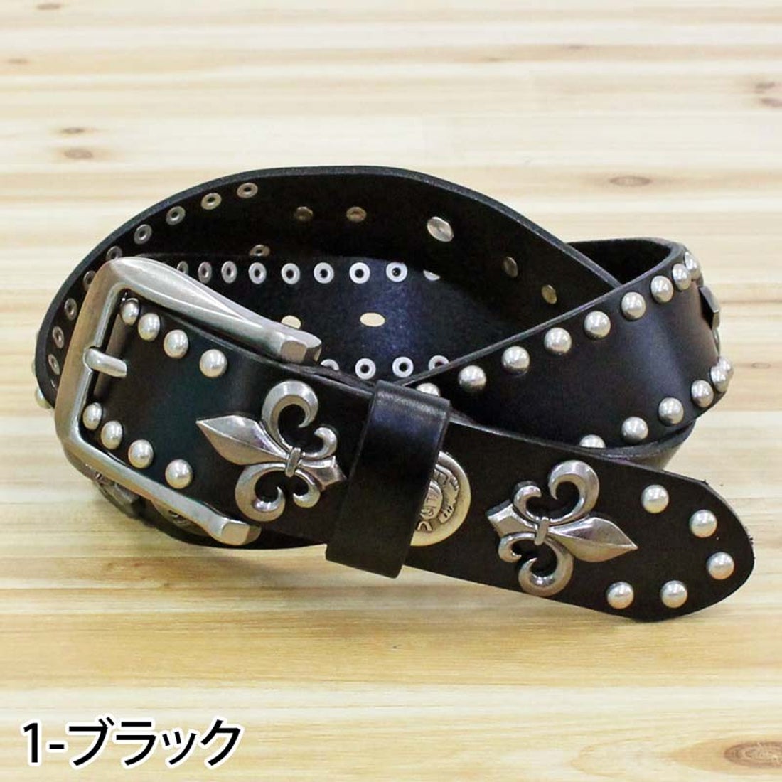 トップイズム TopIsm ベルト メンズ 本革 レザー ウエスタン スタッズ