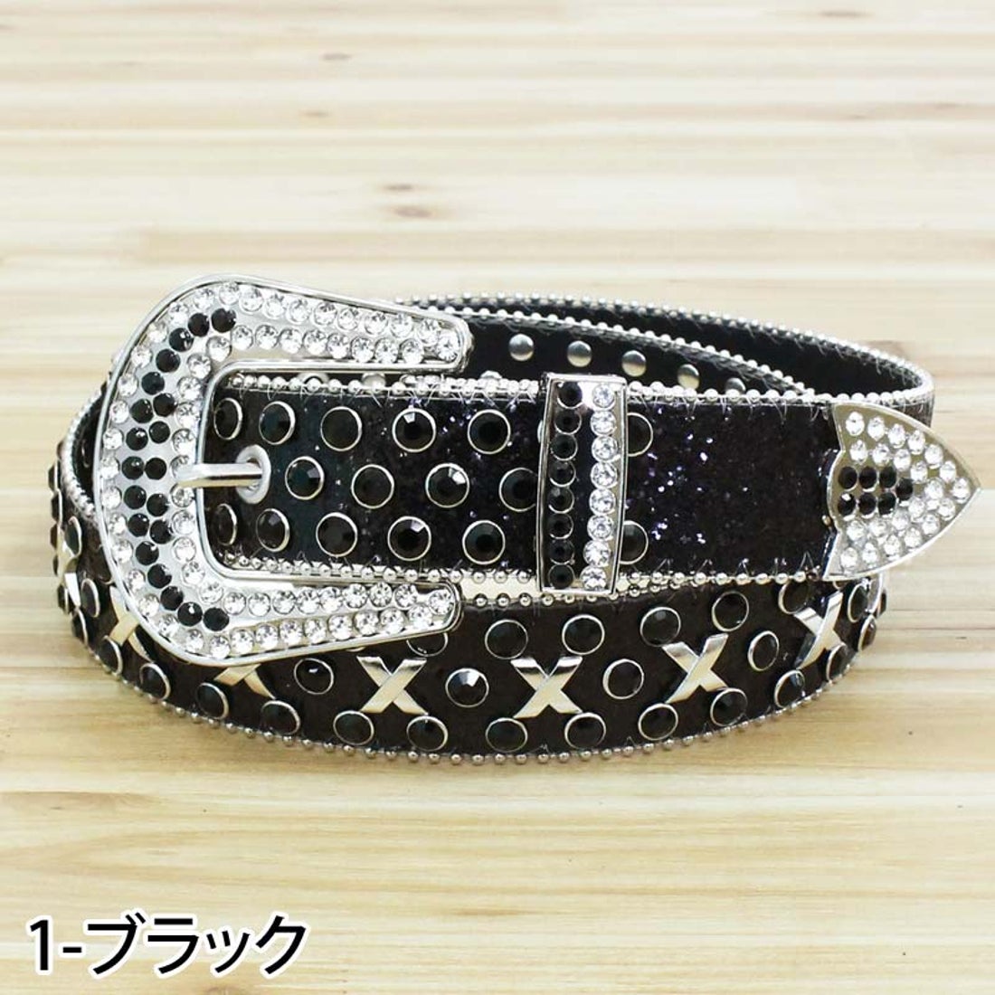 トップイズム TopIsm ベルト メンズ ラインストーン スタッズベルト