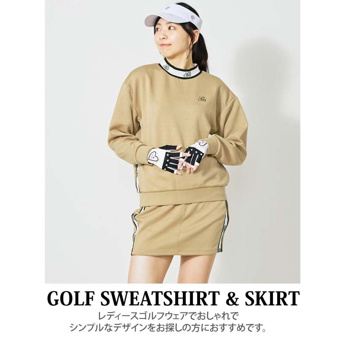 トップイズム TopIsm ゴルフウェア レディース 上下セットアップ gs