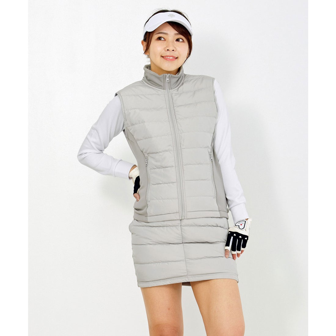 トップイズム TopIsm ゴルフウェア レディース ダウン上下セットアップ