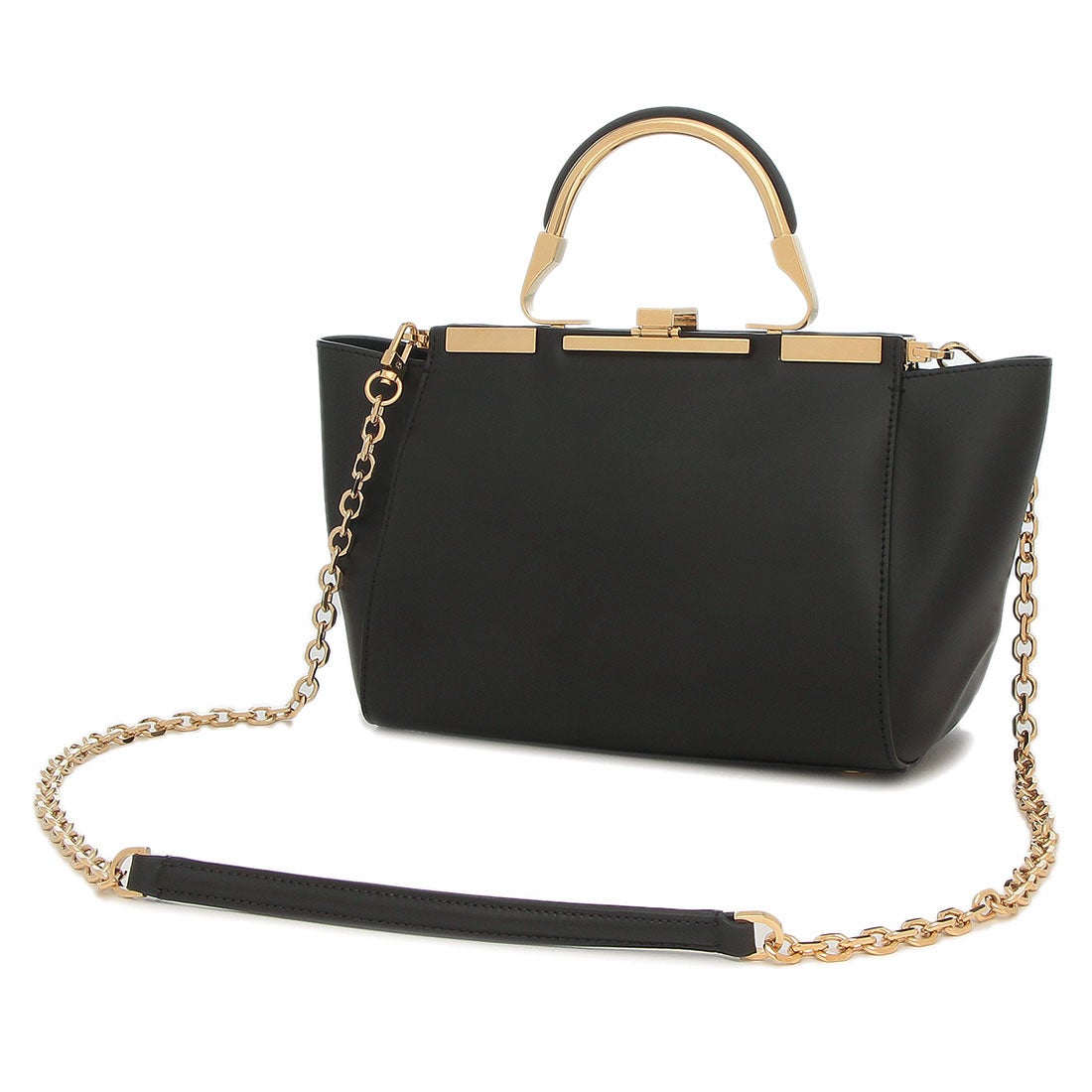 ザンケッティ ZANCHETTI ハンドバッグ 3WAY ブラック レディース