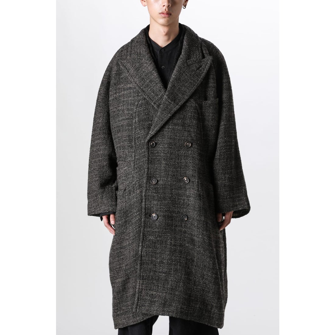 ジギーチェン ZIGGY CHEN Oversized Double Breast Coat （Dark Gray