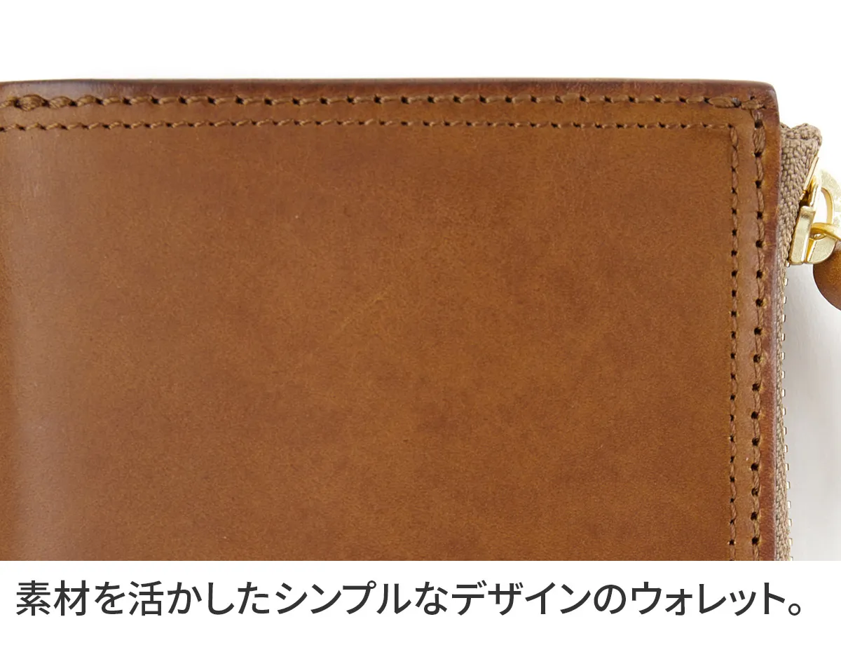 CORBO. コルボ SLATE スレート L字ファスナー式 コンパクト財布 8LC
