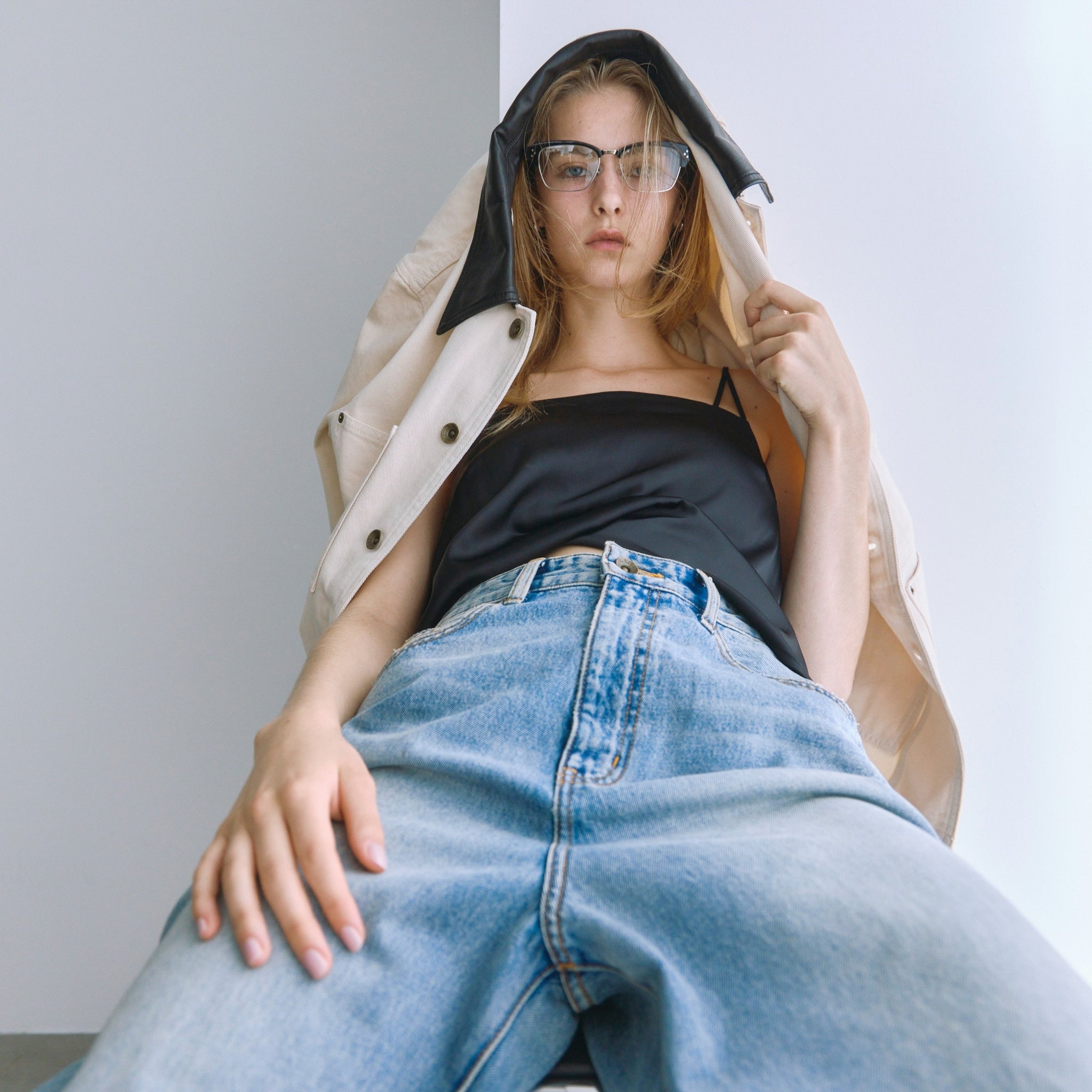 ECO Leather collarカバーオール