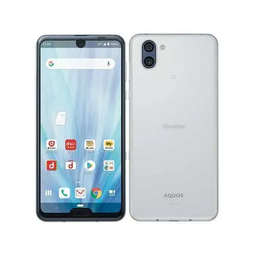 SIMロック解除済】docomo AQUOS R3 SH-04L プラチナホワイト | 中古