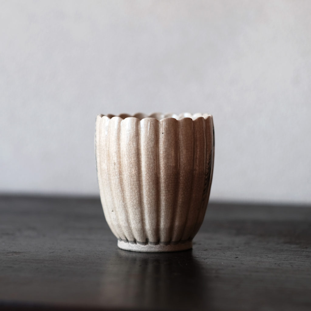 古清水 柳文菊花形猪口 二客組 | 骨董と詩学 Antique & Poetics | 蛇韻律