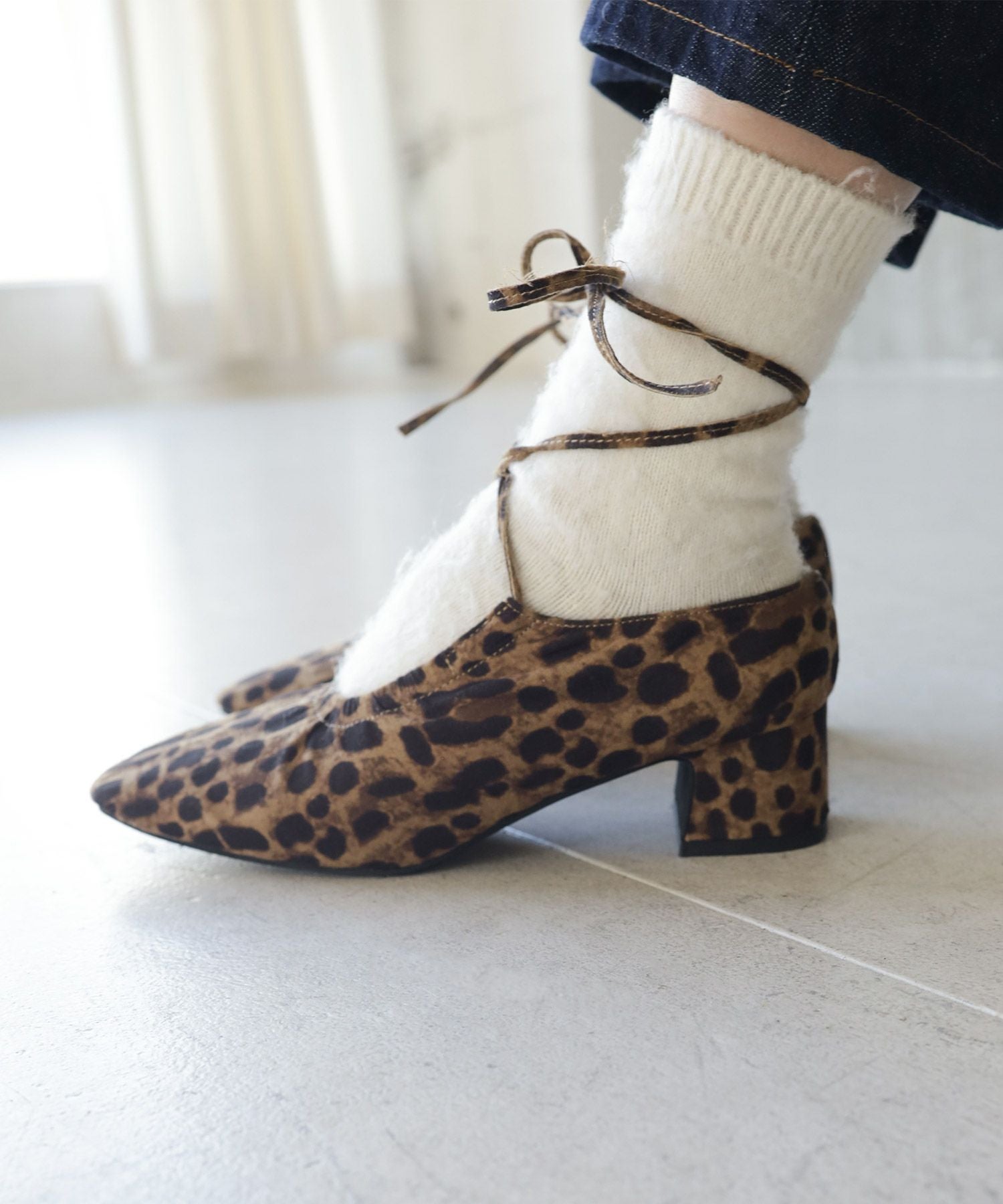 スクエアトゥレースアップパンプス | SESTO(セスト)|レディース