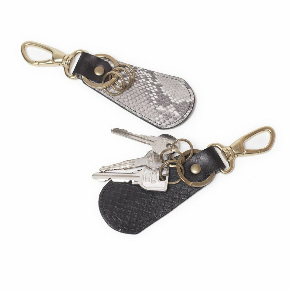 シューホーン キーホルダー パイソン│メンズ革小物通販 S'FACTORY