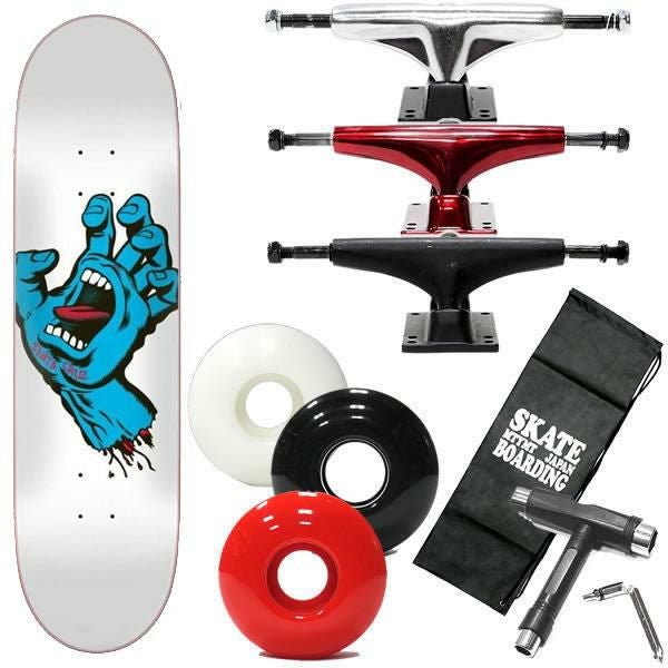 サンタクルーズ スケボー コンプリート スクリーミングハンド ブラック