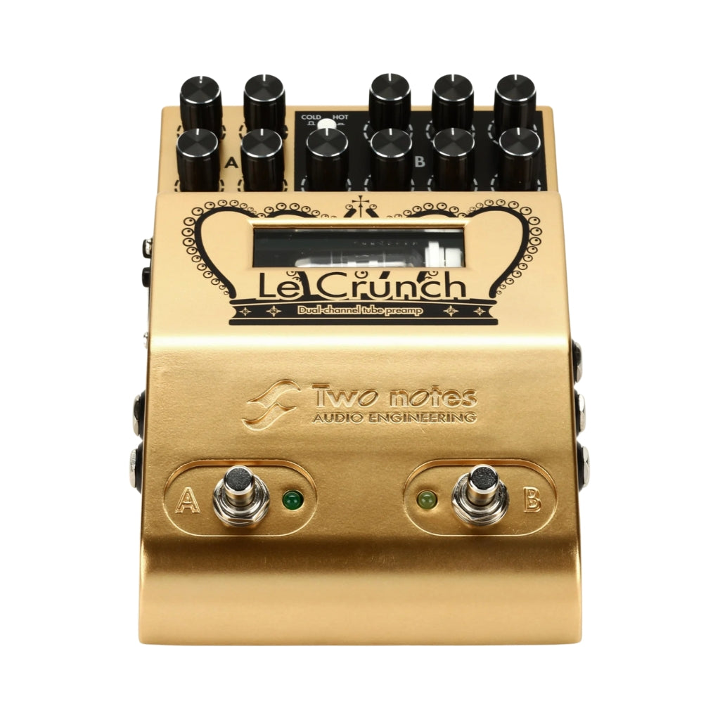 Two Notes Le Crunch 2-channel British Tones Tube Preamp Pedal