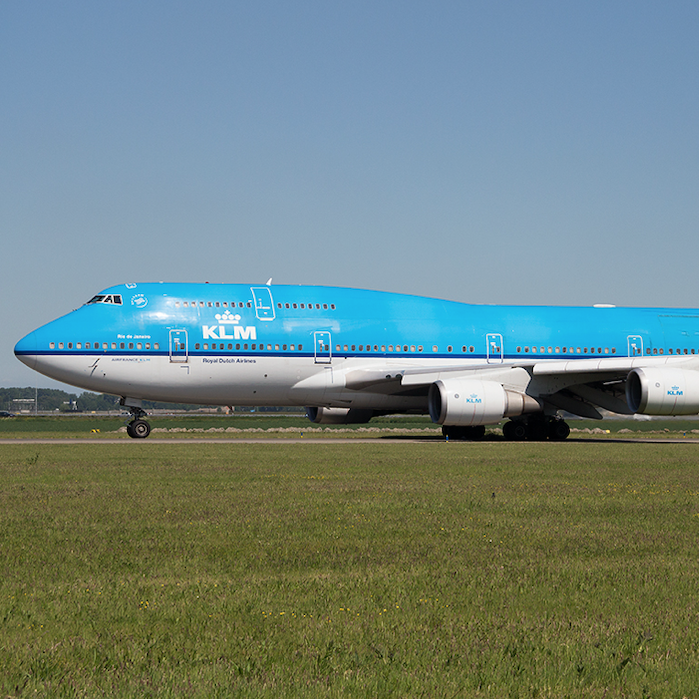 Sold out！AVIATIONTAG B747 PH-BFR Blue KLM アビエーションタグ