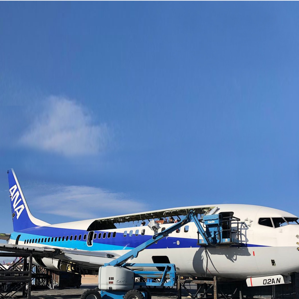 MIXカラーのみ！】AVIATIONTAG B737 JA02AN ANA アビエーションタグ