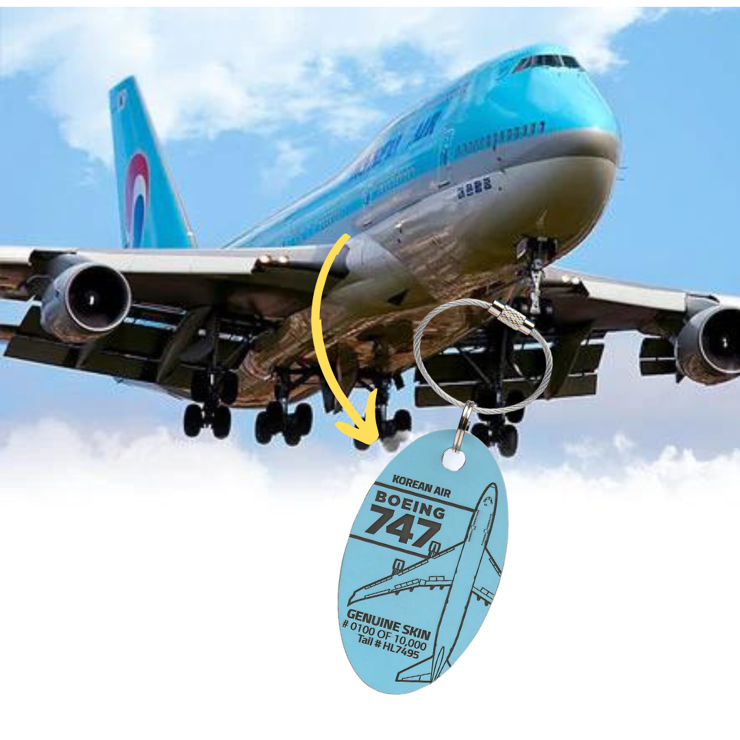 Sold out!】PLANETAGS B747 HL7495 KOREAN AIR プレインタグス 大韓