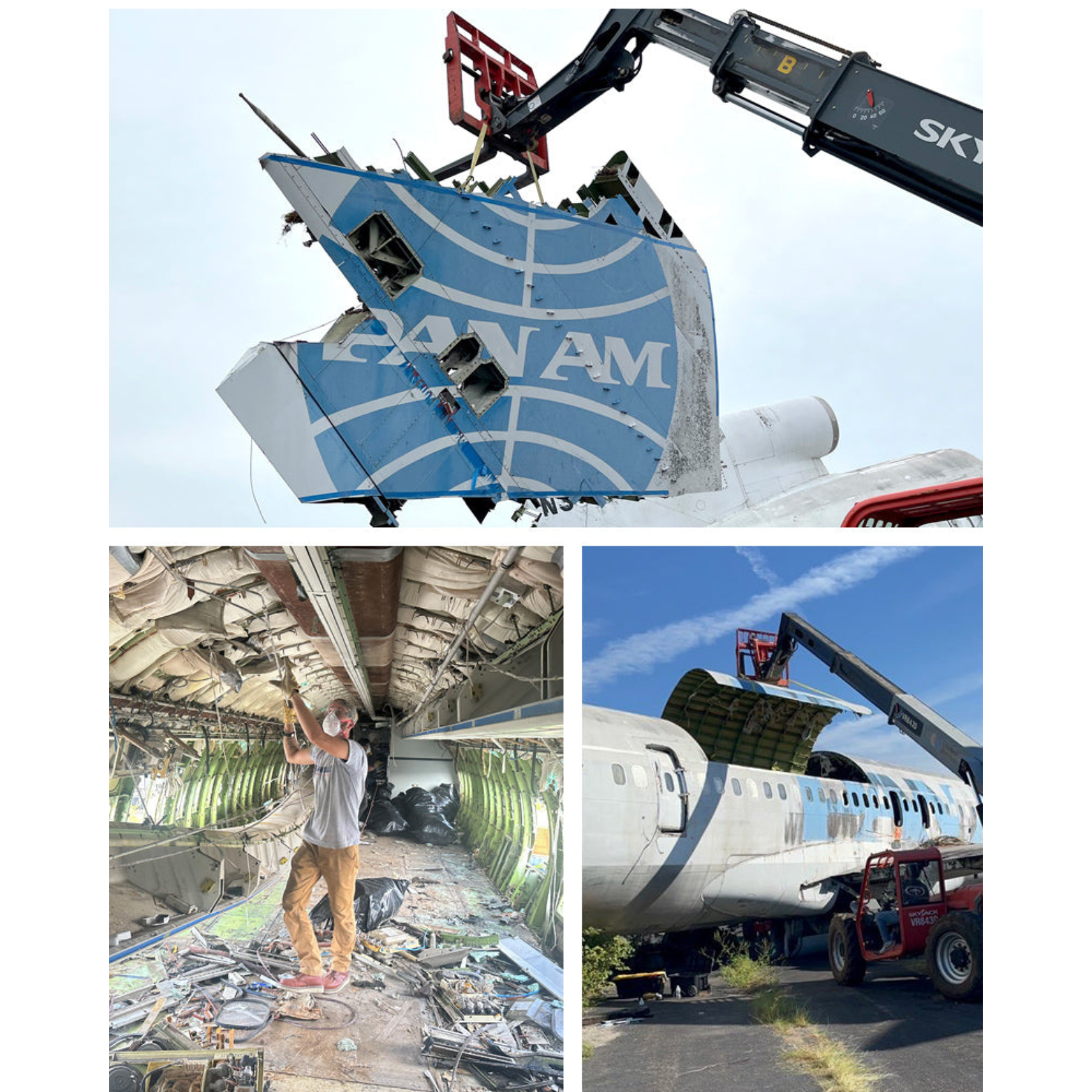 Blue 残り1点!】PLANETAGS B727 N385PA Pan Am® プレーンタグス