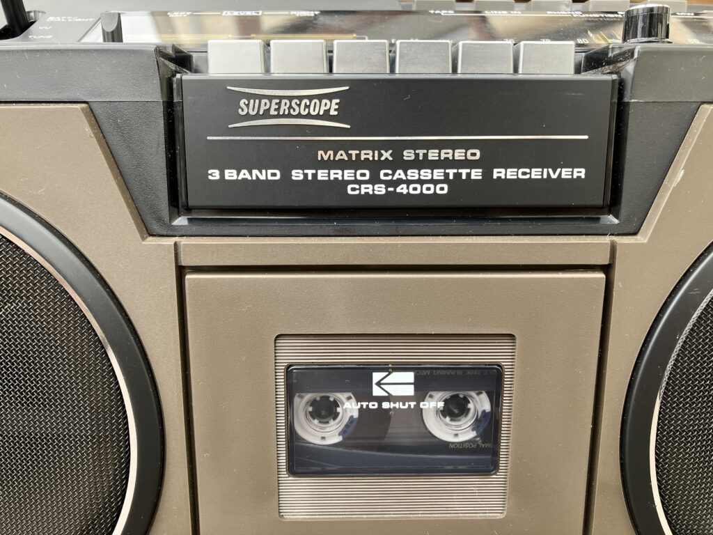 スーパースコープ CRS-4000 – マランツ製ラジカセと呼ぶべきか