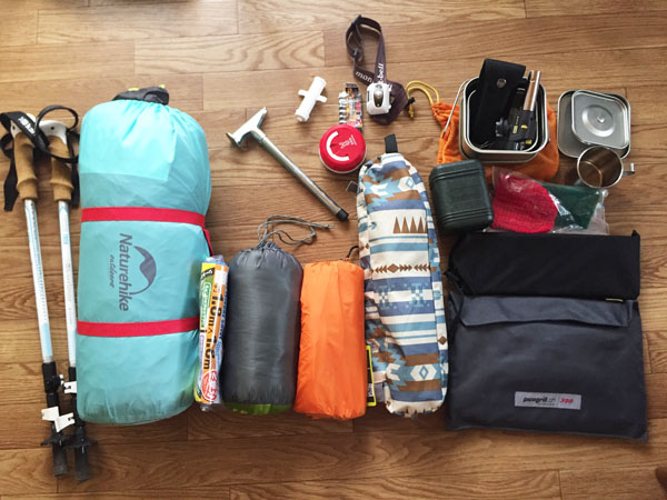 ゆるキャン△でりんちゃんが使っている道具を、最大限安いもので代用