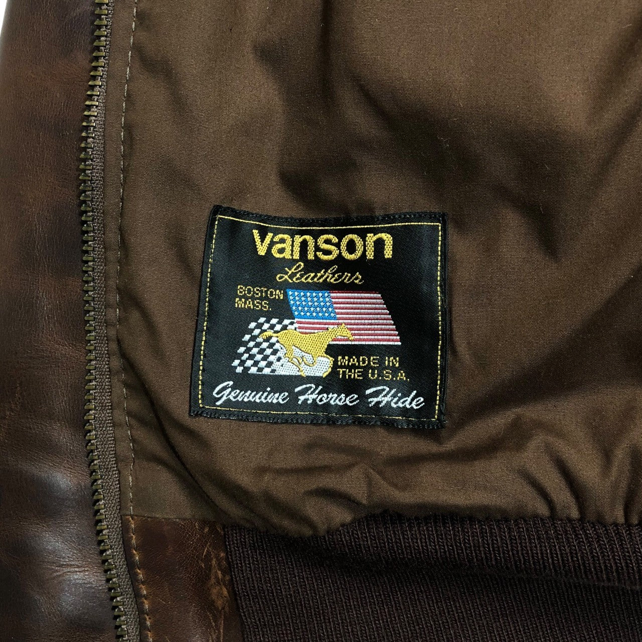 VANSON(バンソン) A-2 flight jacket フライト ジャケット レザー
