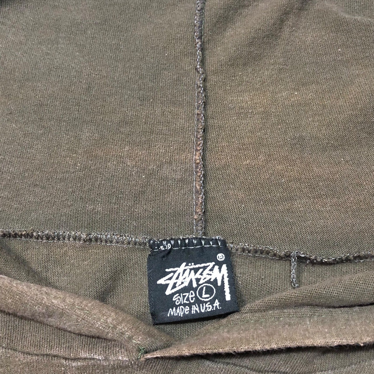 STUSSY(ステューシー) 80's VINTAGE LIKE BUTTA プリント フーデッド T