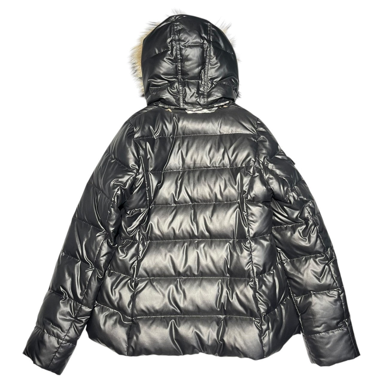 BURBERRY BLUE LABEL(バーバリーブルーレーベル) Raccoon Fur Down