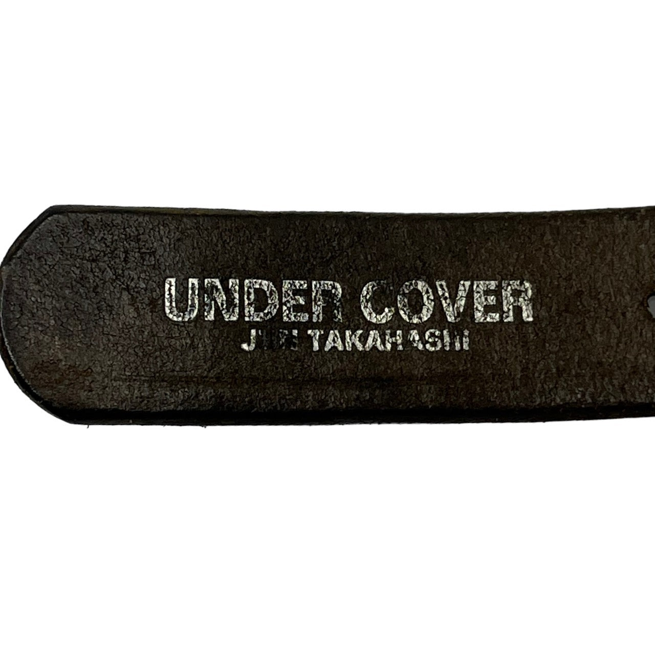 UNDERCOVER(アンダーカバー) 98SS赤ラメバックルレザーベルト/90s/00s